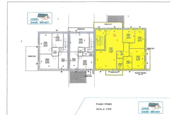 pianta piano primo - attico VILLAVERLA (VI)  